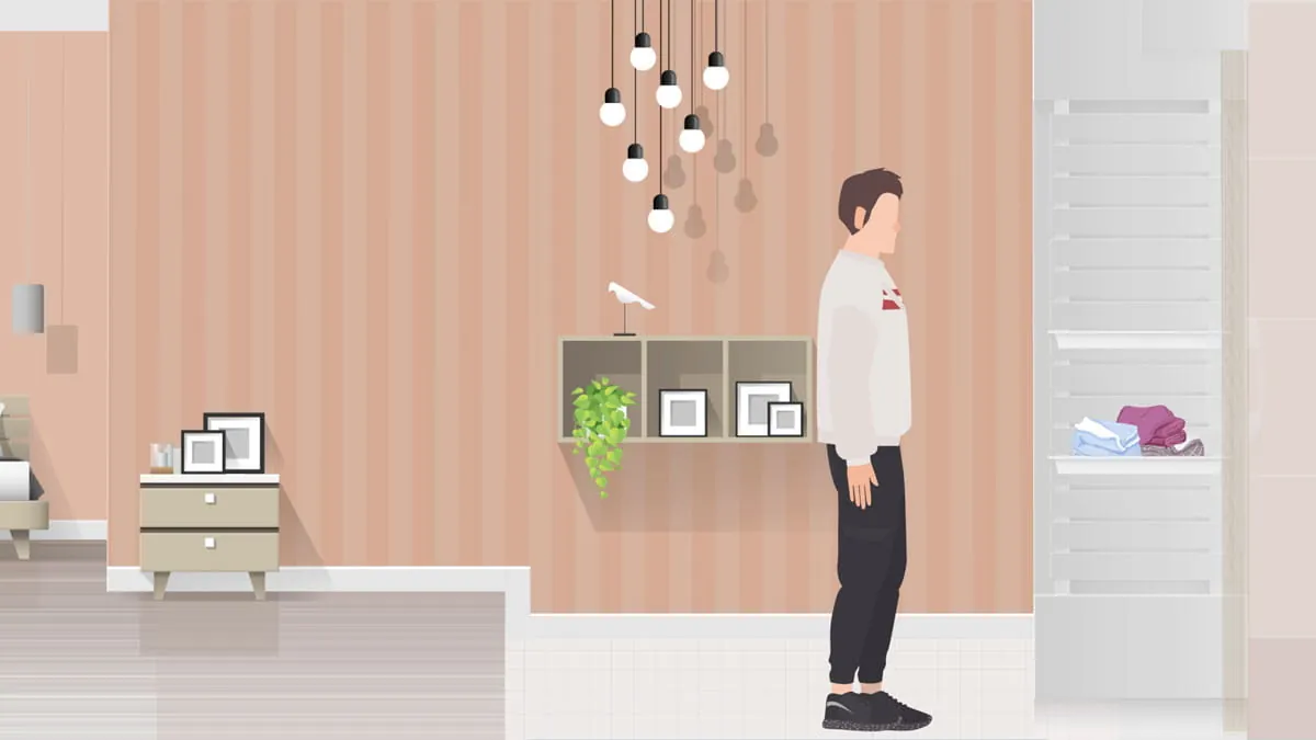 Concept image of a living space utilizing Smart Logistics