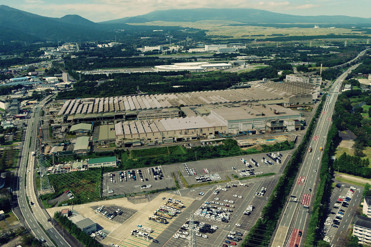 Photo from when the Toyota Motor East Japan Higashi-Fuji Plant was operational