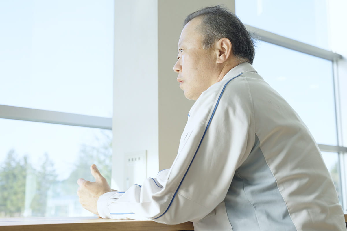 Photo of Sakaki from Toyota Motor East Japan during his interview