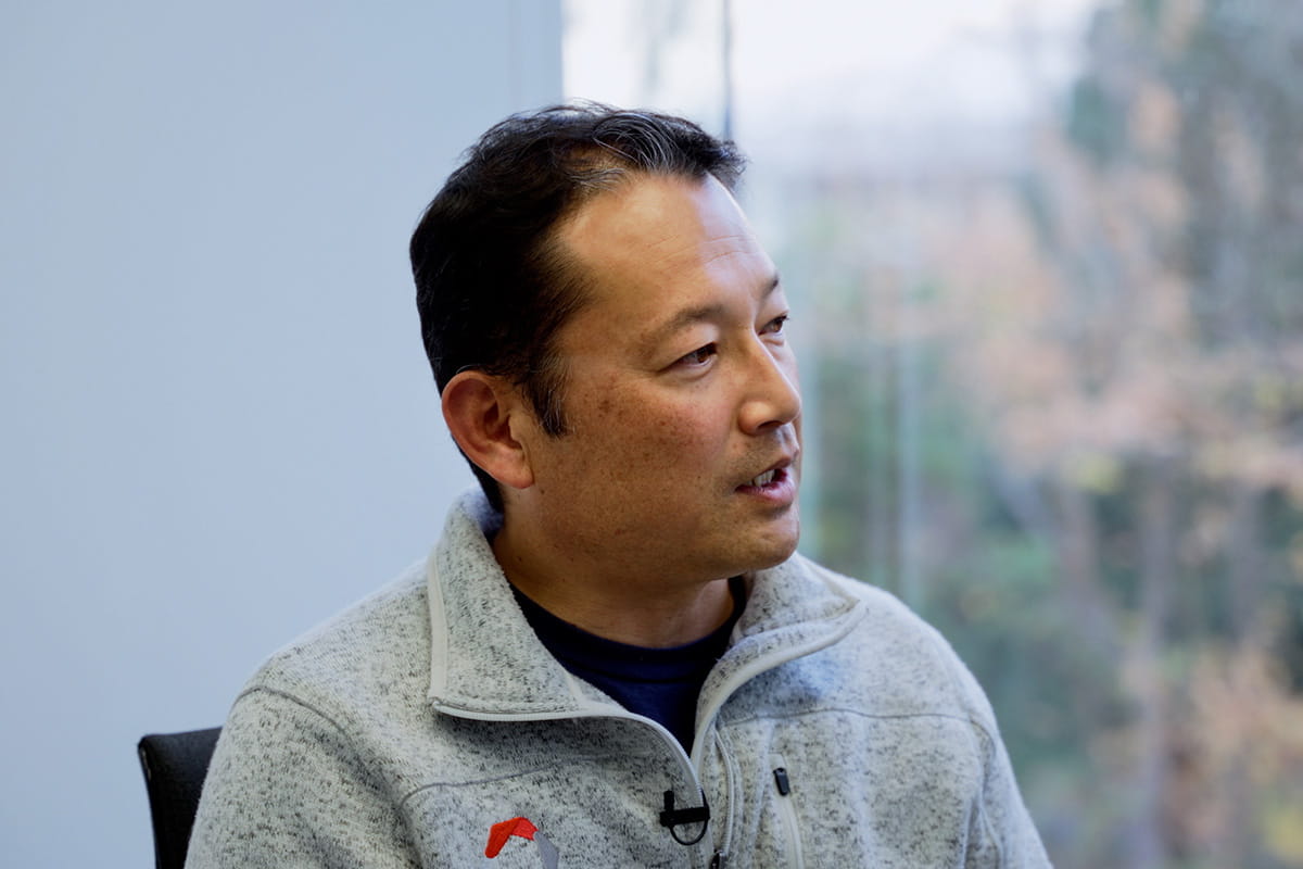 Photo of Ota from Woven by Toyota during his interview