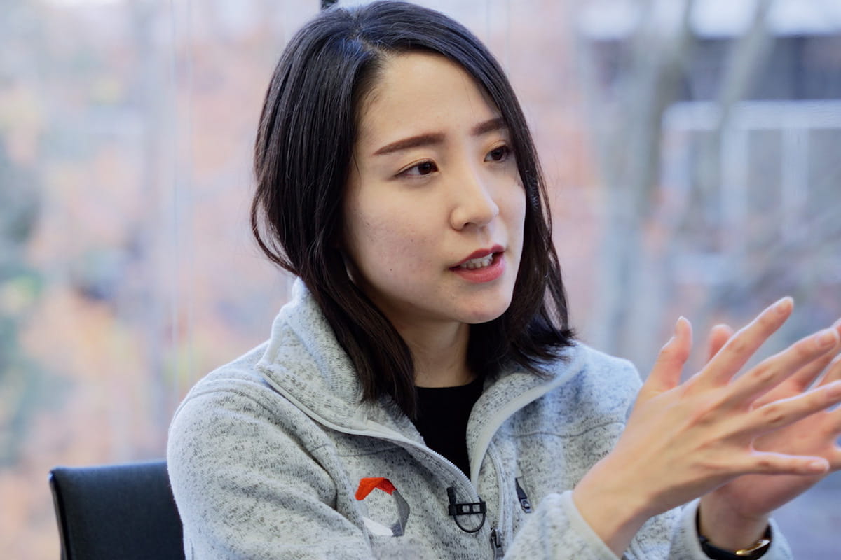 Photo of Ono from Woven by Toyota during her interview